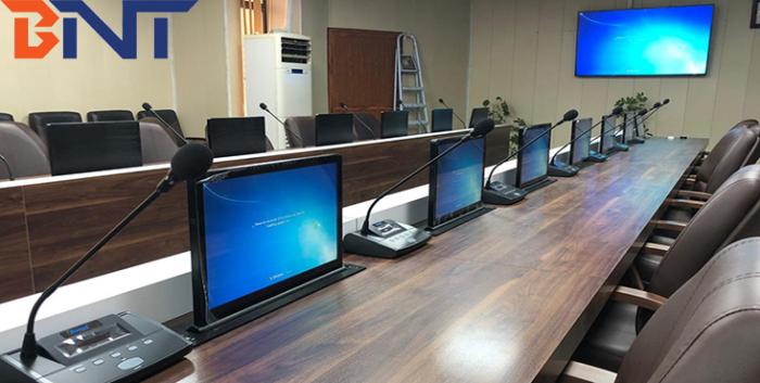 BLL-18.5 18.5英寸超薄升降器用于伊朗某跨国公司高级会议室