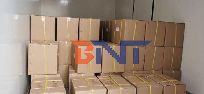 2020-09-21广州博摁特高新科技有限公司通过火车运送3500套桌面插座到欧洲