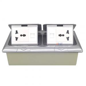 弹起隐藏式不锈钢材质的地面插座  FS23