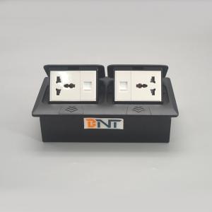 弹起隐藏式不锈钢材质的地面插座  FS23