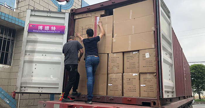 2021-4-15 40HQ投影仪支架运发货欧洲