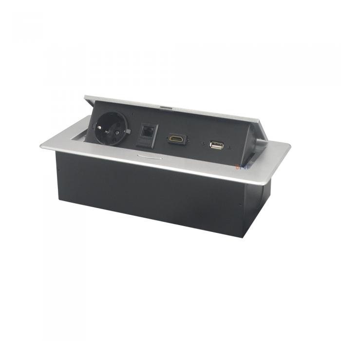 隐藏式桌面插座 BD620-18EU