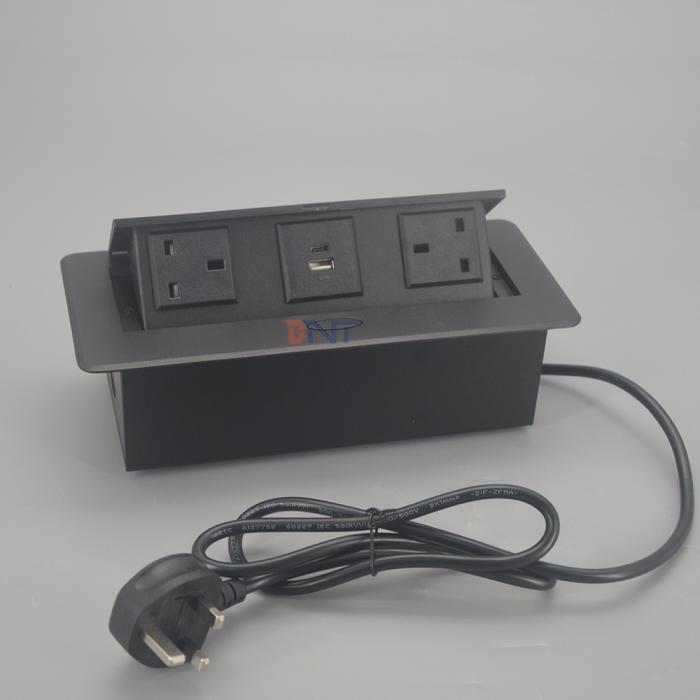 隐藏式桌面插座 BD650-1UK(TYPE-A+C)