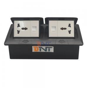 弹起隐藏式不锈钢材质的地面插座  FS23