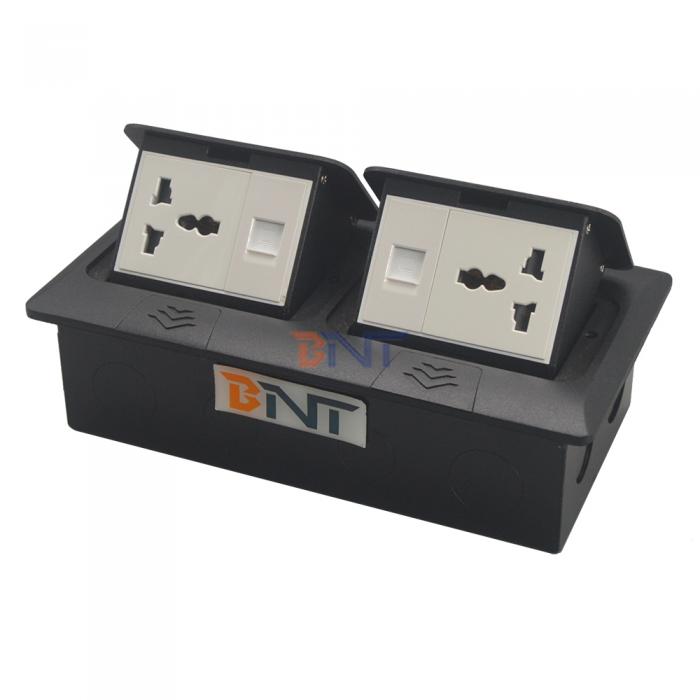 弹起隐藏式不锈钢材质的地面插座  FS23