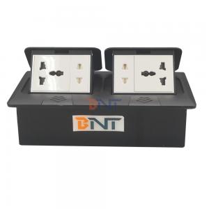 弹起隐藏式不锈钢材质的地面插座  FS29