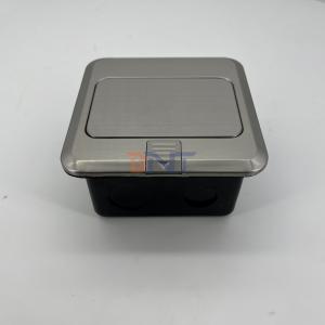 弹起隐藏式不锈钢材质的地面插座  FS03A欧标+网络