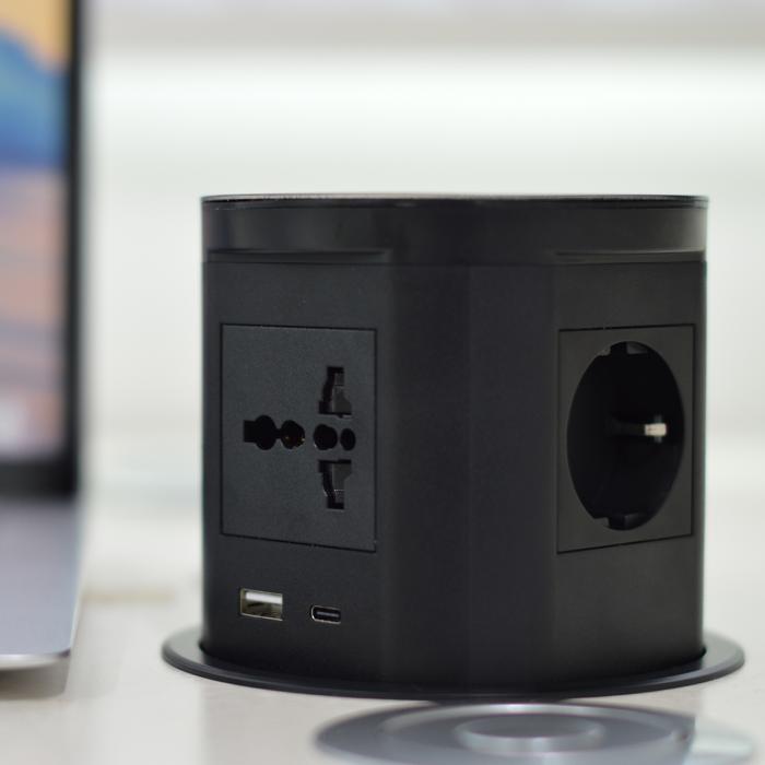 桌面气动弹起插座   PP120-4EU