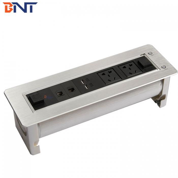 Motorized rotatable desk outlet EK6303