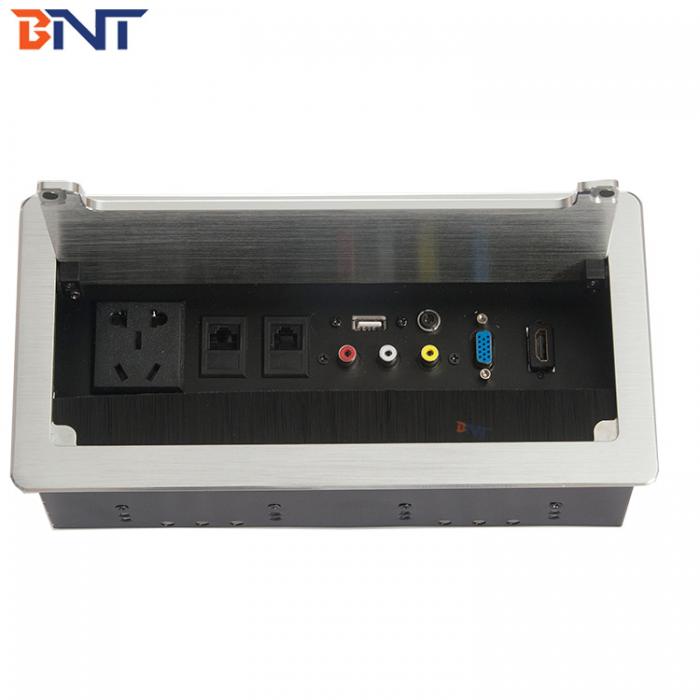 Desktop Flip Up Power Data Outlet BB608