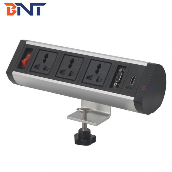 Movable clamp on desk socket BTS-404