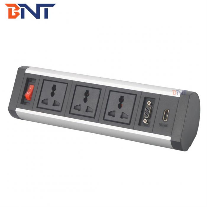 Movable clamp on desk socket BTS-404