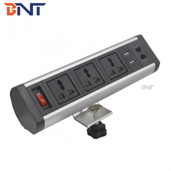 Movable clamp on desk socket BTS-406