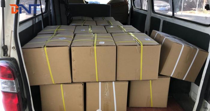 Shipment of 300 pcs desktop socket to  Asian country on 2019-12-3