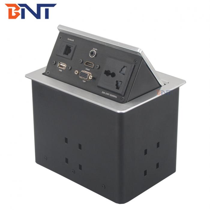 Hydraulic pop up tabletop socket BP411