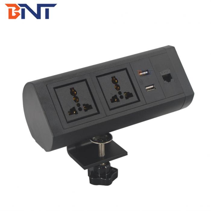 Movable clamp on desk socket BTS-409