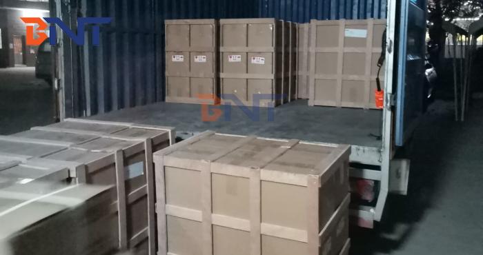 Shipment of the conference system order to Mid Asian on 2020-1-4