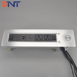 Motorized table socket with wiireless charger EK9814