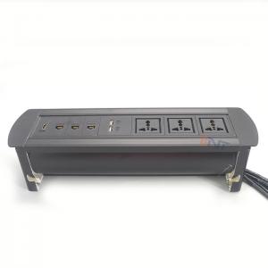 Manaul rolling desk power outlet MK8224