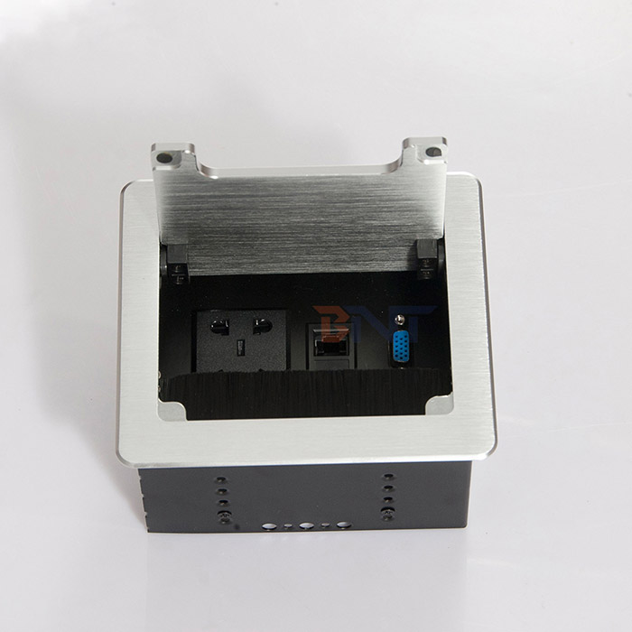 Flip up table socket outlet box BB308