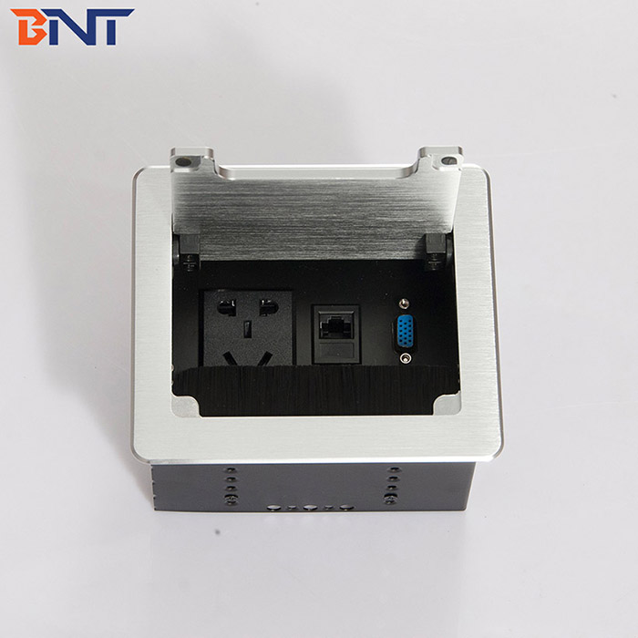 Flip up table socket outlet box BB308