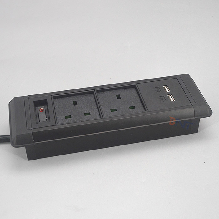 On desk power data socket PTS109UK