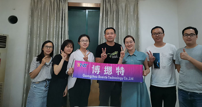 Boente sales team organized an activity in September 27, 2020