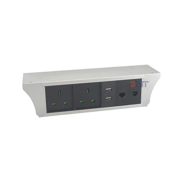 UK power mounted under office desk socket TUS108