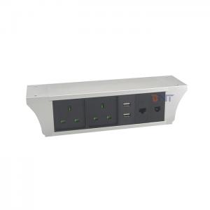 UK power mounted under office desk socket TUS108