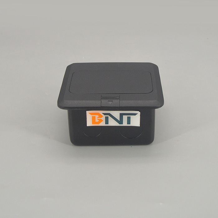 Universal power floor socket box with network  FS0401