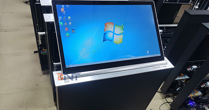 New develop monitor lift--21.5 Inch Ultra-thin LCD lift with big pitch angle(50 degree)