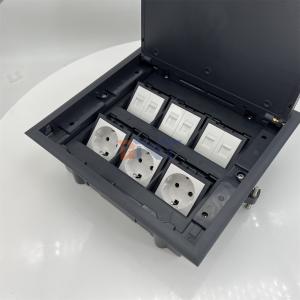 OEM/ODM Manual opening Hidden floor sockets Water Proof Floor Socket ABS plastic material ground Pop Up sockets