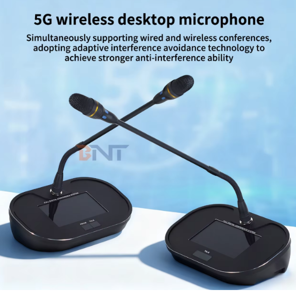 5G wireless desktop microphone