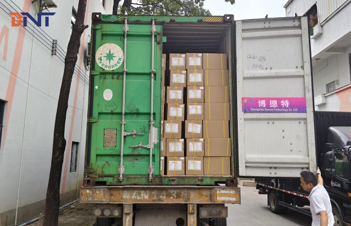 A large batch of goods was dispatched to South American country