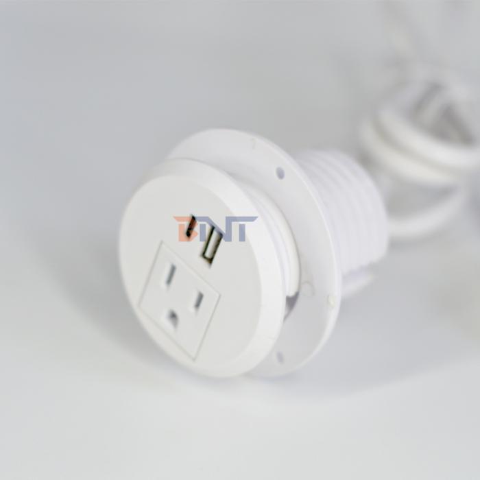 BNT Launches Recessed Round US Power Socket with USB-A & USB-C Fast Charging Port