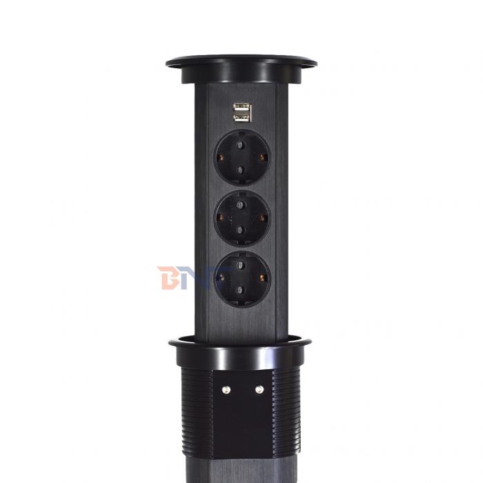 BNT Launches New Motorized Pop-Up Power Socket: Hidden Smart Power for Modern Spaces