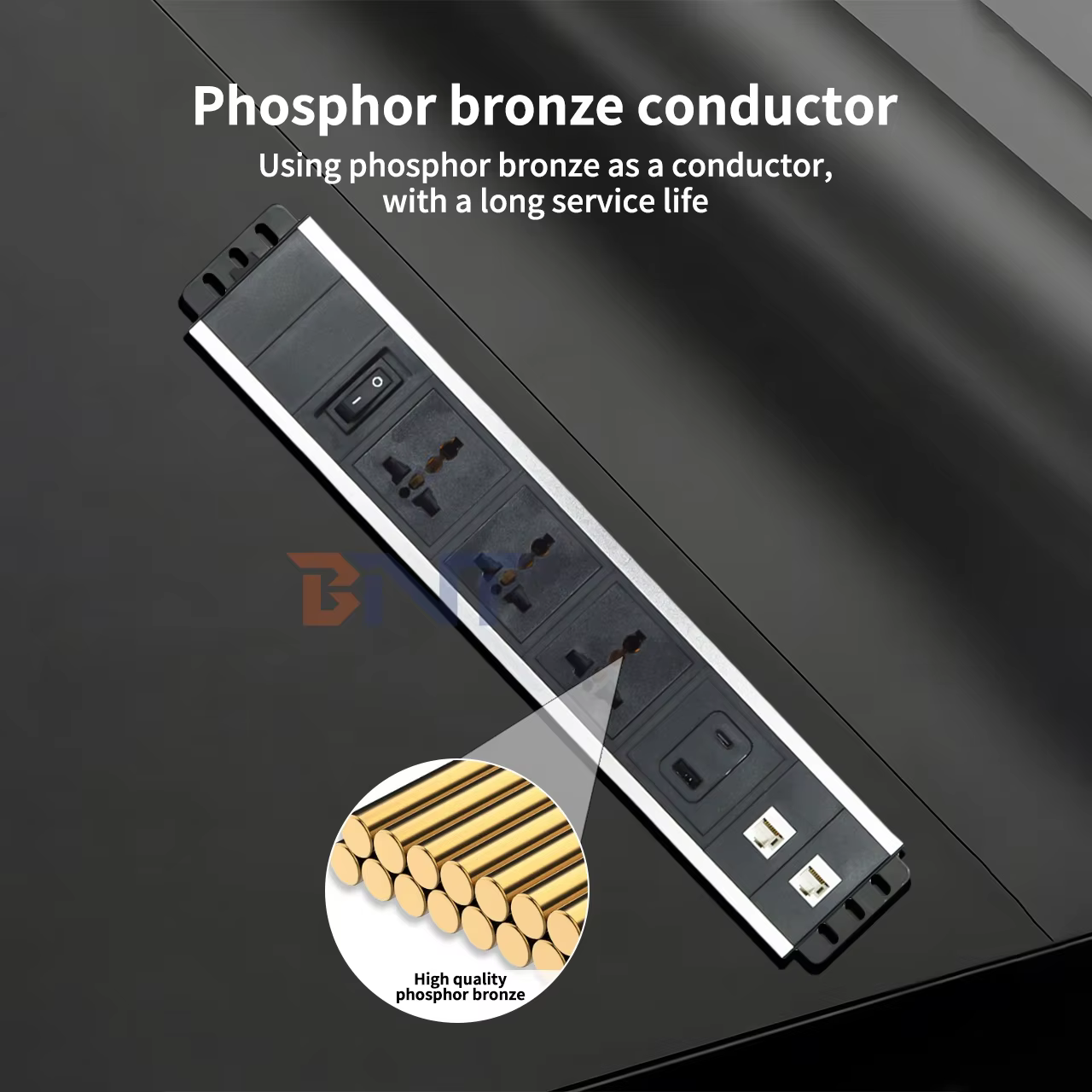 3-Outlet PDU Power Strip with USB and RJ45 (PDU-401)