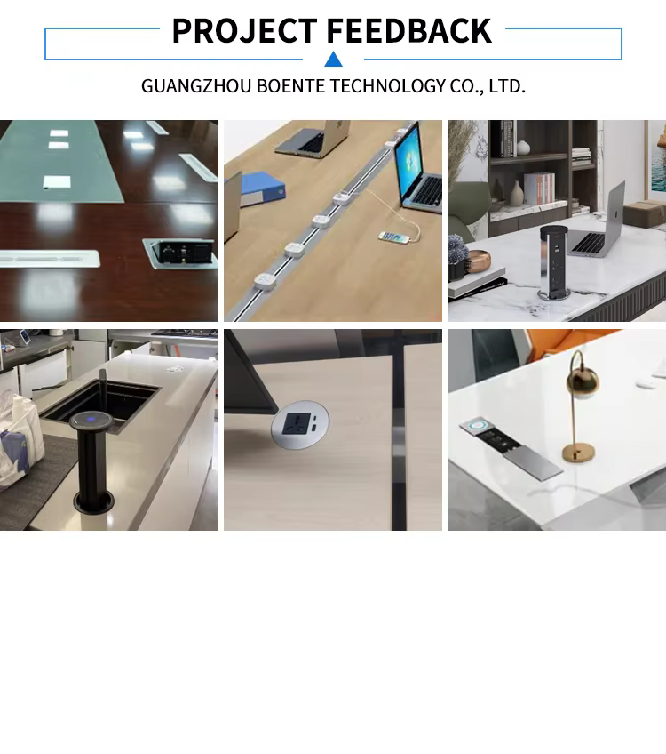 Glass Top Pop-Up Socket, 3 AC + USB-A/C + Wireless (PP125)