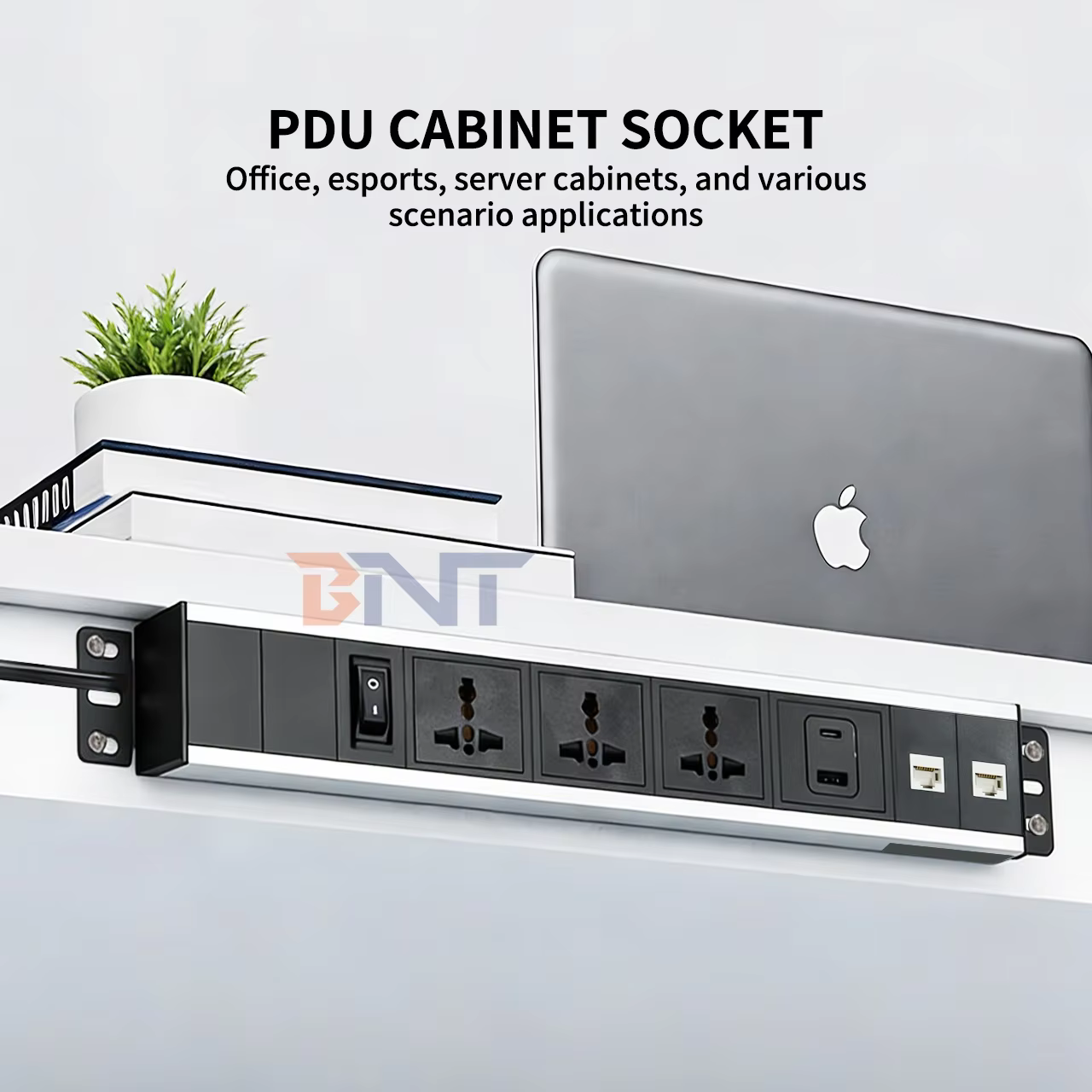 3-Outlet PDU Power Strip with USB and RJ45 (PDU-401)